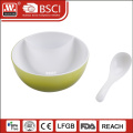 Plastique durable autour de soupe de taille multi poissons fruits sucre bébé bol à mélanger